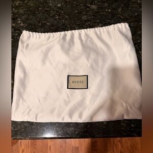 Gucci White dust bag